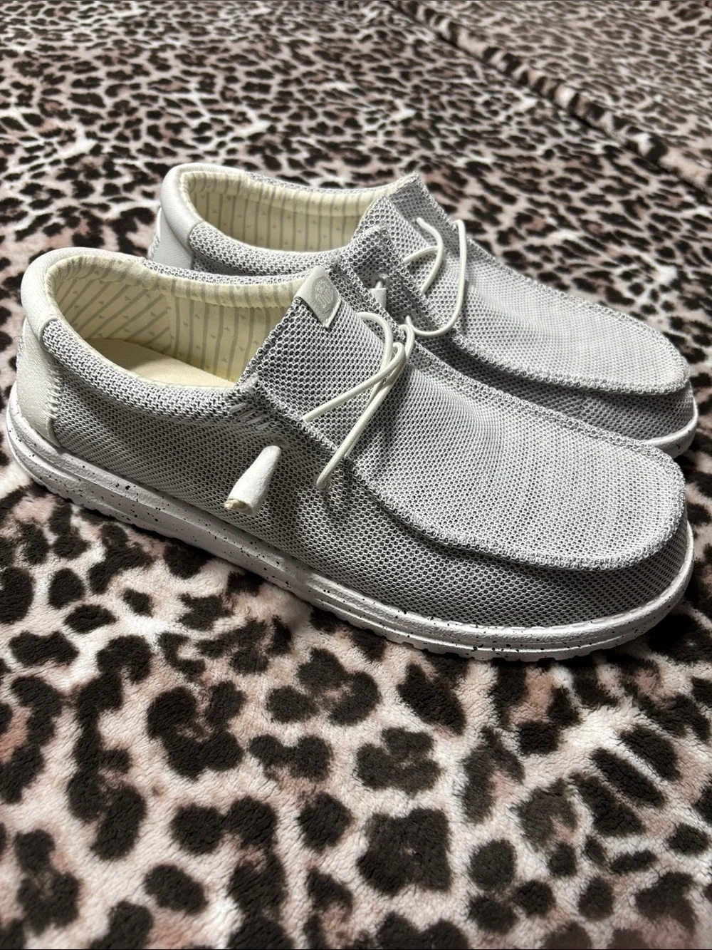 Hey Dude Men’s Light Gray Size 13 NWOT